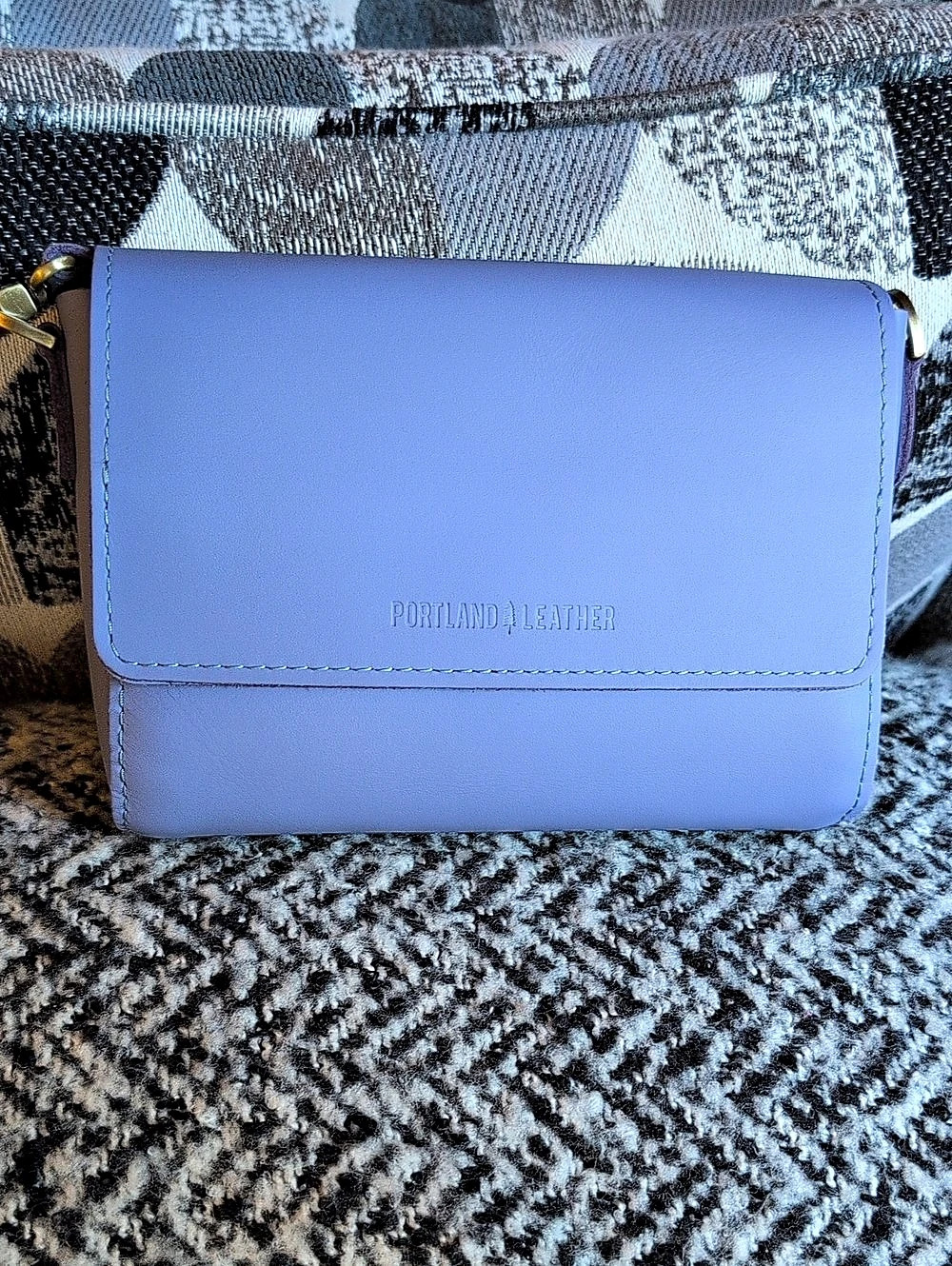 Portland Leather Jacaranda Mini Metro NWOT